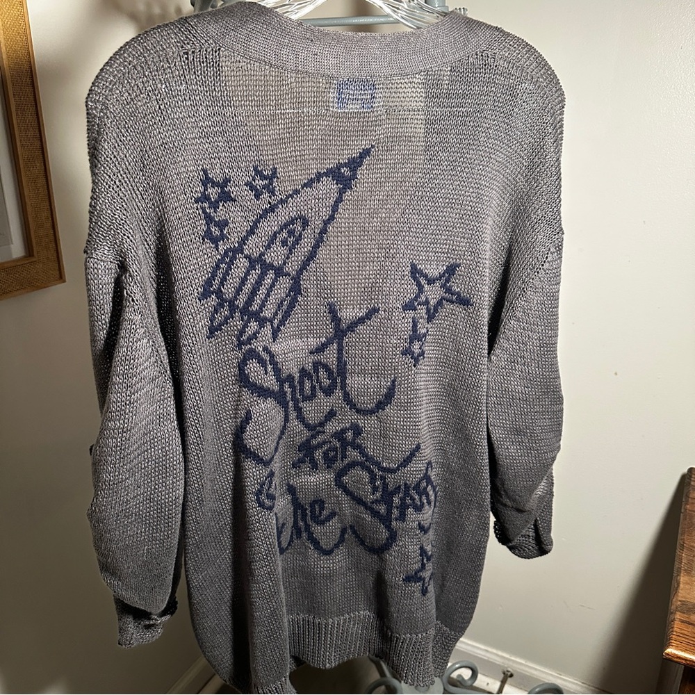 Koch SHOOT FOR THE STARS LONGFELLOW CARDIGAN Women’s Size Medium $460 Retail